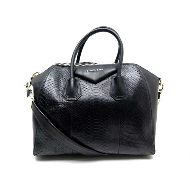 sac a main givenchy antigona small en cuir de python