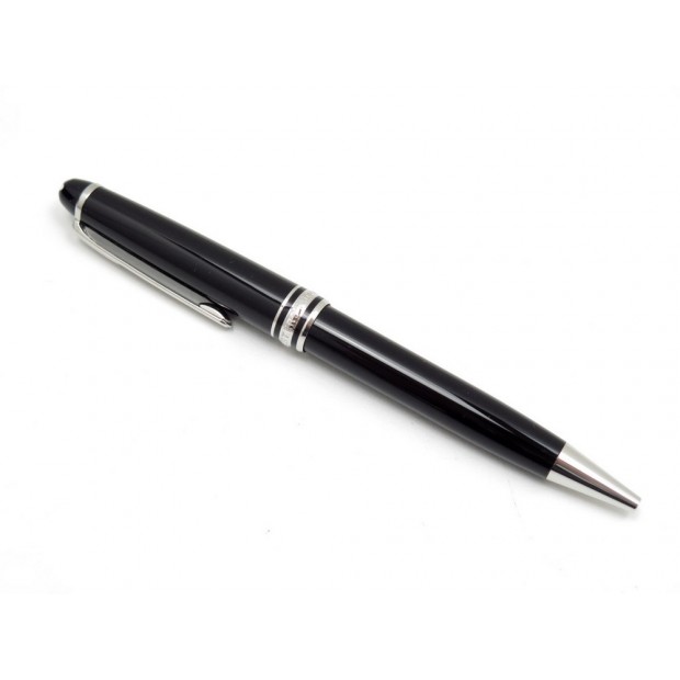 NEUF STYLO A BILLE CLASSIQUE MONTBLANC PLATINIUM BOITE 