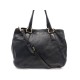 SAC A MAIN PRADA NAPLACK BR4083 CABAS BANDOULIERE EN CUIR NOIR PURSE TOTE 1250€