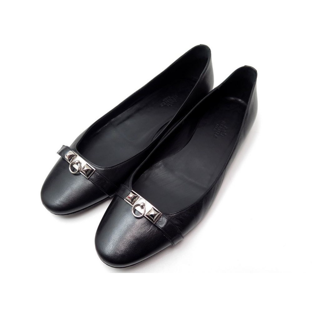 Louis Vuitton Ballerina Flats Black Pinky Swear Suede