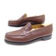 MOCASSINS JM WESTON 180 7.5C 42 CUIR MARRON GOLD + EMBAUCHOIRS 