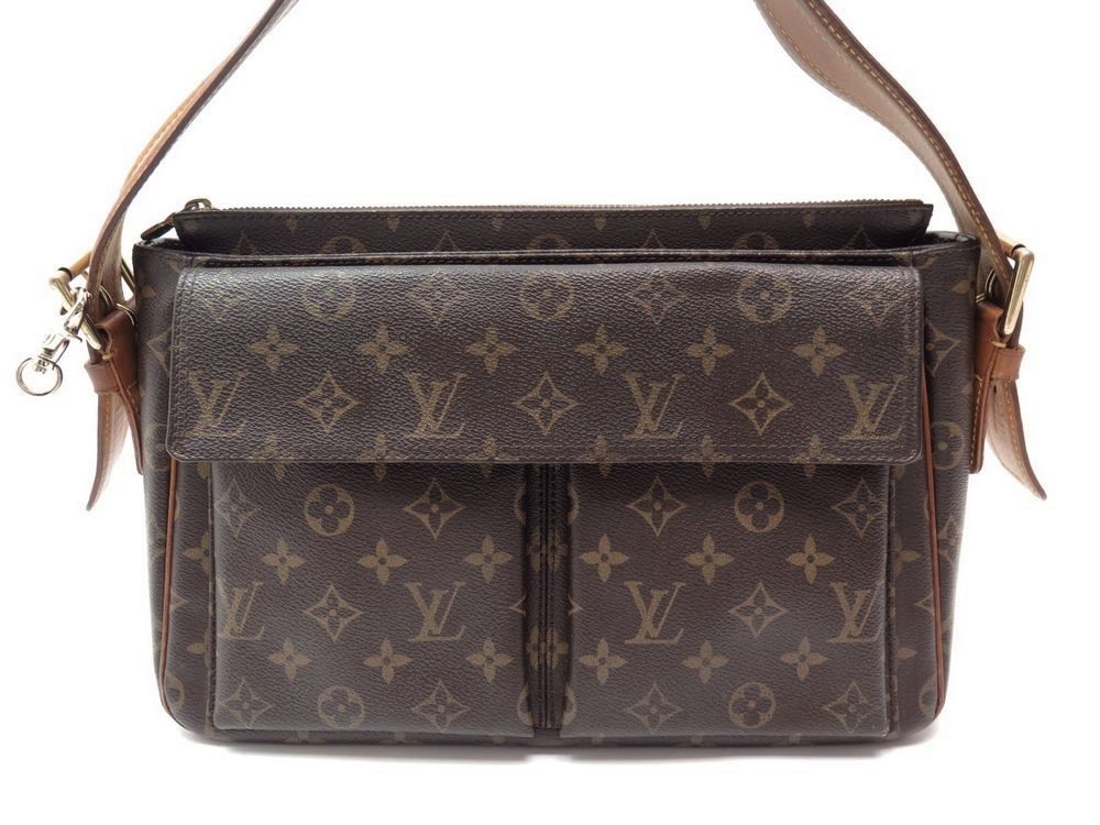 Sac à main sully en toile Louis Vuitton Brown in Cloth - 32569306