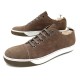 NEUF CHAUSSURES LANVIN BASKET BASSES 11 45 EN DAIM MARRON SNEAKERS SHOES 360€