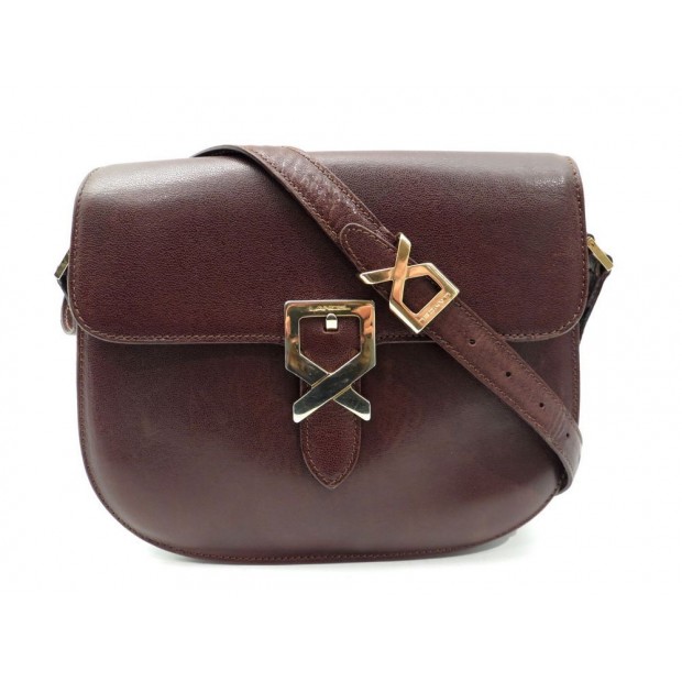 SAC A MAIN LANCEL BESACE CUIR 