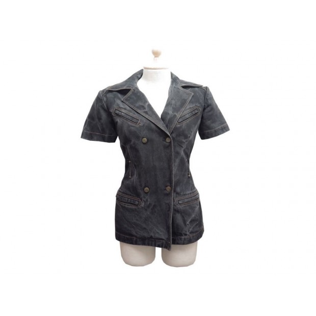 VESTE ALAIA EN JEAN 38 