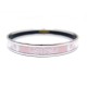 NEUF BRACELET HERMES FIN BRIDES DE GALA TATTOO EMAIL 6.5 CM ACIER ARGENTE 380€