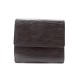 PORTEFEUILLE LOUIS VUITTON ELISE EN CUIR EPI MARRON PORTE MONNAIE BILLFOLD 365€