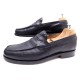 CHAUSSURES CHURCH'S ALBECETE 7.5F 41.5 MOCASSINS EN CUIR LEZARD NOIR SHOES 1200€