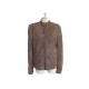 VESTE BELSTAFF LEIGHAM 71020307 50 L DAIM MARRON BLOUSON DEER JACKET COAT 1495€