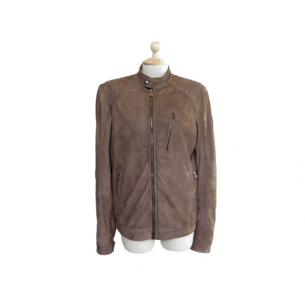 VESTE BELSTAFF DAIM LEIGHAM 