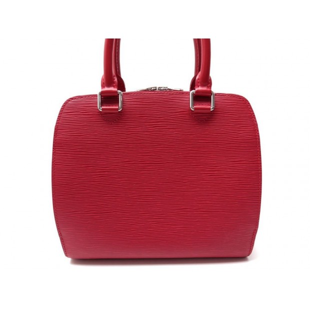 NEUF SAC A MAIN LOUIS VUITTON PONT NEUF PM EN CUIR EPI ROUGE RED HAND BAG 1400€