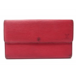  : PORTEFEUILLE LOUIS VUITTON SARAH CUIR EPI ROUGE 