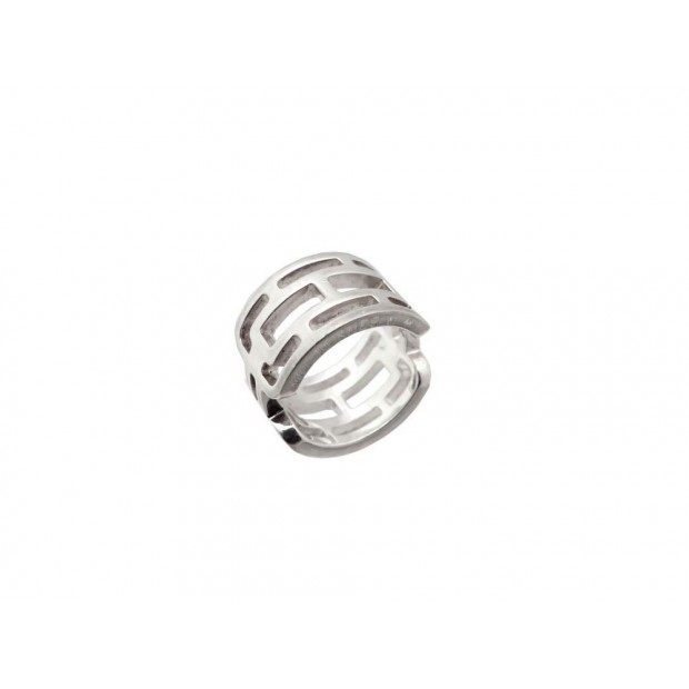 BAGUE HERMES ARCANE T 52 ARGENT MASSIF 925 BIJOUX SILVER RING JEWELL BOITE 450€