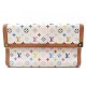 PORTEFEUILLE LOUIS VUITTON TRESOR MONOGRAM COULEUR MURAKAMI 