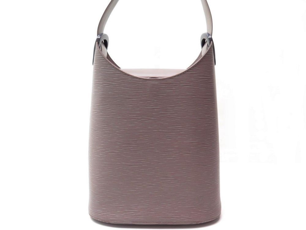 sac a main louis vuitton verseau en cuir epi gris lila