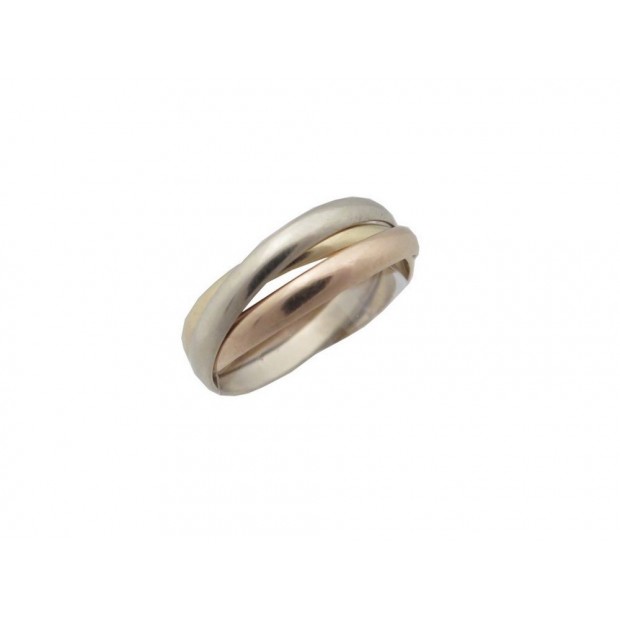 BAGUE CARTIER TRINITY 3 ORS PM T 52 2.5 MM 3.8 GR BIJOU GOLD RING JEWEL 940€