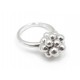 BAGUE BOUCHERON GRAIN DE MURE T 56 EN OR BLANC 18K 13.6 GR WHITE GOLD RING 1590€