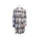 RARE MANTEAU LONG EN FOURRURE PETIT GRIS ECUREUIL FEMME 42 L SQUIRREL FUR COAT