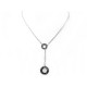 COLLIER DINH VAN CIBLE SAUTOIR EN OR BLANC 18K 10.7 GR WHITE GOLD NECKLACE 2100€