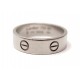 BAGUE CARTIER LOVE CRB4084700 T 60 EN OR BLANC 18K WHITE GOLD RING JEWEL 1710€