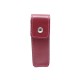 NEUF ETUI A CHEWING GUM ROUGE A LEVRES HERMES EN CUIR BUFFLE LIPSTICK CASE 210€