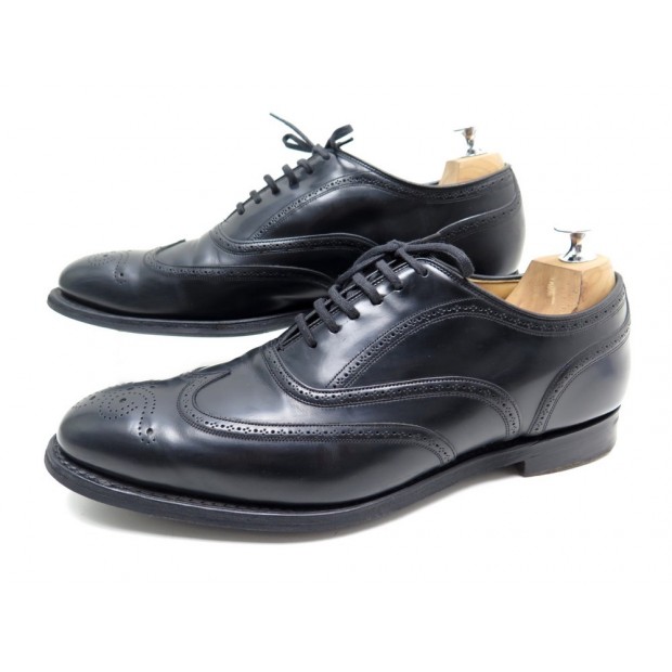 CHAUSSURES CHURCH'S GUNTHORPE RICHELIEU BOUT FLEURI 8G 42 EN CUIR SHOES 490€