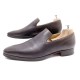 CHAUSSURES HERMES MOCASSINS NATHAN 062169ZH 42 CUIR MARRON CAFE BOITE SHOES 550€