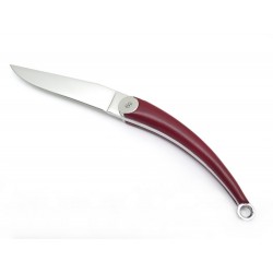 NEUF COUPE PAPIER HERMES HERLAG PAR LAGUIOLE COUTEAU CUIR ROUGE PAPER KNIFE 640€