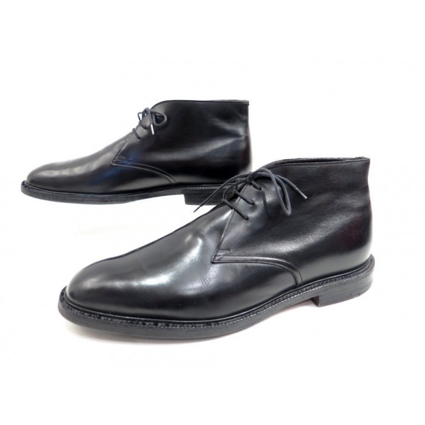 CHAUSSURES CHURCH'S 10.5F 44.5 CHUKKA BOTTILLONS EN CUIR NOIR SHOES BOOTS 540€