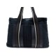 SAC A MAIN HERMES TOTO 42 GM TOILE NOIRE CABAS BLACK CANVAS HAND BAG PURSE 1300€