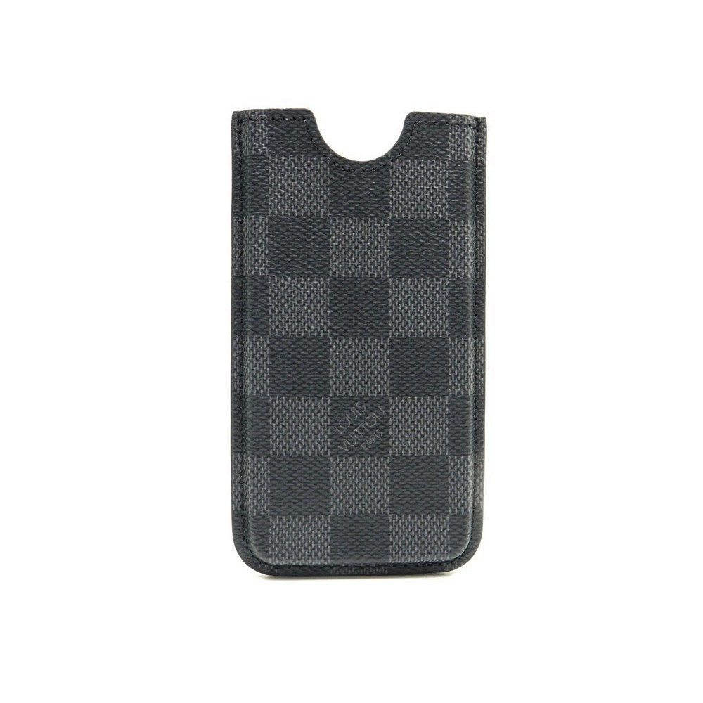 louis vuitton black grey damier Case iPhone 14, 14 Plus