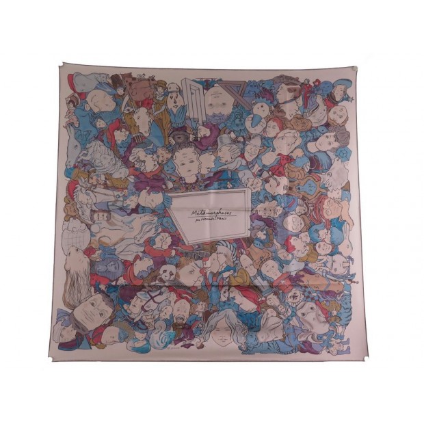 NEUF FOULARD HERMES METAMORPHOSES CARRE DE SOIE SILK SCARF 