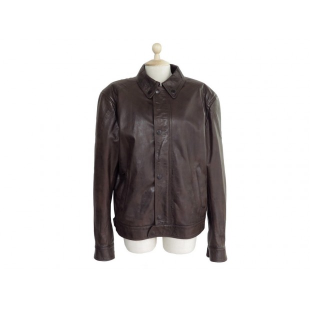 BLOUSON MATCHLESS CUIR MARRON 1 2 