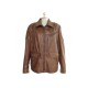 VESTE MATCHLESS KENSINGTON 50 XL BLOUSON EN CUIR MARRON MOTO BIKER JACKET 1300€