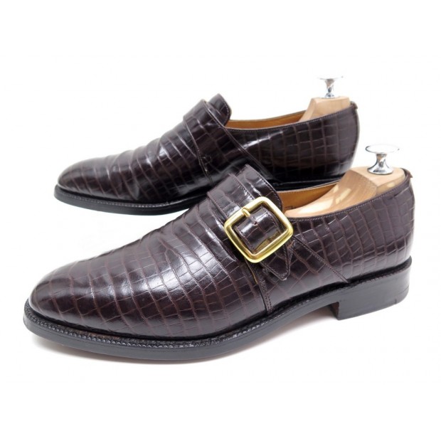 CHAUSSURES CHURCH S WESTBURY 6.5G 40.5 LARGE 41 CUIR BORDEAUX 