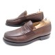 CHAUSSURES CHURCH'S WESLEY MOCASSINS 7.5G 41.5 LARGE 42 CUIR MARRON LOAFERS 520€
