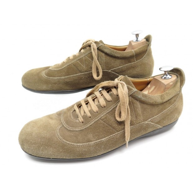 CHAUSSURES JM WESTON 571 9.5D 43.5 BASKETS EN DAIM SABLE SNEAKERS SHOES 475€