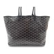 NEUF SAC A MAIN GOYARD SAINT LOUIS PM CABAS TOILE NOIRE CANVAS HAND BAG BLACK