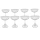 NEUF LOT DE 8 COUPES DE CHAMPAGNE BACCARAT COLBERT EN CRISTAL CRYSTAL GLASSES