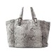 NEUF SAC A MAIN GERARD DAREL SIMPLE BAG CABAS CUIR DE PYTHON TOTE HAND BAG 980