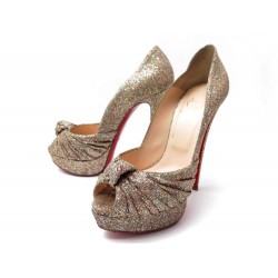 CHAUSSURES CHRISTIAN LOUBOUTIN JENNY PUMP 150 GLITTER