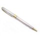 STYLO PARKER SONNET CHEVRONS FOUGERE A BILLE EN ARGENT 925 SILVER BALLPOINT PEN