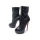 NEUF CHAUSSURES CHRISTIAN LOUBOUTIN A LACETS ET BOUT OUVERT 39