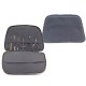 NEUF SET DE PEDICURE HERMES TROUSSE SAC BOLIDE EN COTON GRIS GRAY KIT SET CLUTCH