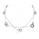 NEUF COLLIER CARTIER SAUTOIR LOVE EN OR BLANC 18K 32 GR DIAMANTS NECKLACE 16000€