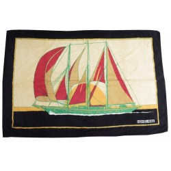 DRAP DE PLAGE HERMES BATEAU 