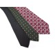 LOT DE 3 CRAVATES HERMES 285 SA I06IA 97IA SOIE SLIM MOTIF ETRIER TIE SILK 525€