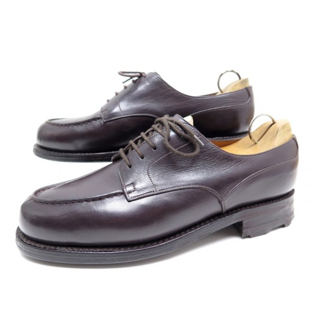 CHAUSSURES JM WESTON 641 LE GOLF 7.5C 41.5 CUIR VEAU MARRON + EMBAUCHOIRS 740€