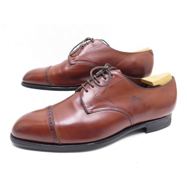 CHAUSSURES EDWARD GREEN BERKELEY DERBY BOUT DROIT 8.5 42.5 EN CUIR SHOES 1115€