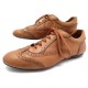 CHAUSSURES LOUIS VUITTON 8 42 BASKETS EN CUIR MARRON BROWN SNEAKERS SHOES 520€